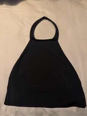 Express Black Halter Crop Top